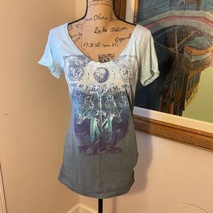 Free People Bohemian Short Sleeve T-shirt